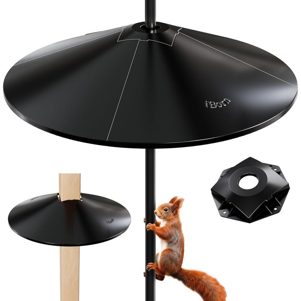 Oversized Squirrel Baffle 22in for 4x4 Post Feeder